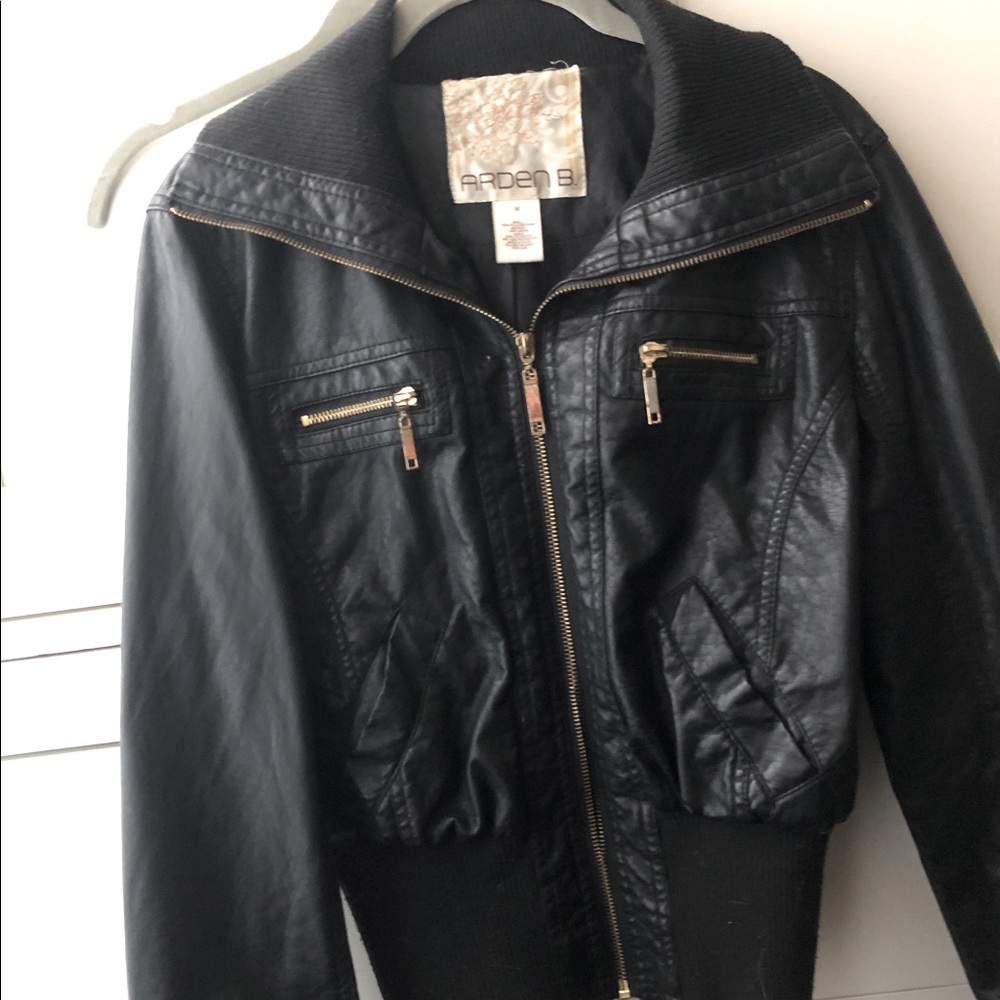 Arden B Faux Leather Jacket